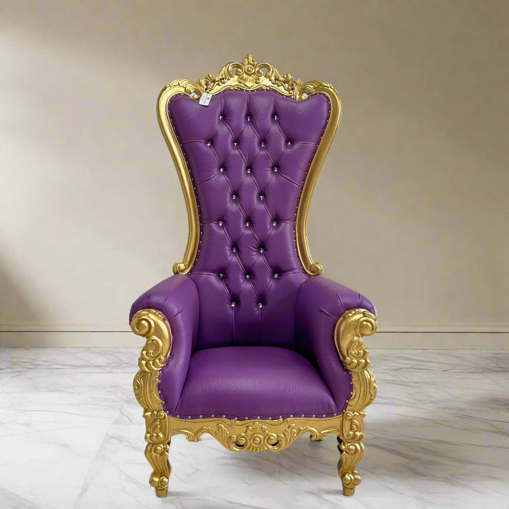 Chloe Throne Chair - Vinyl