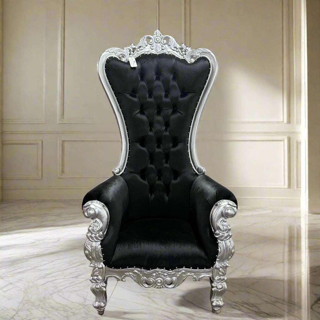 Chloe Throne Chair - Velvet