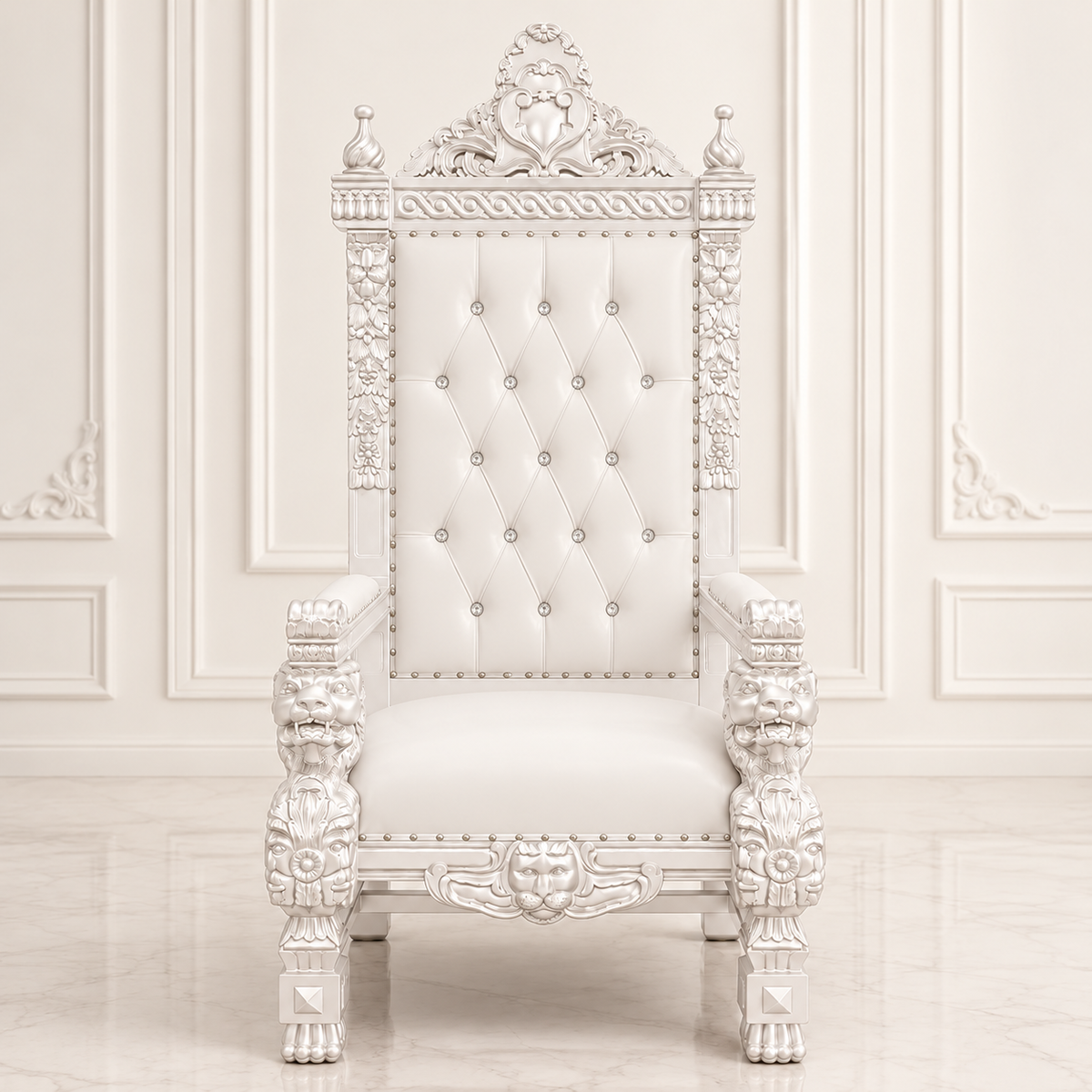 King Samuel 68 Lion Throne Chair