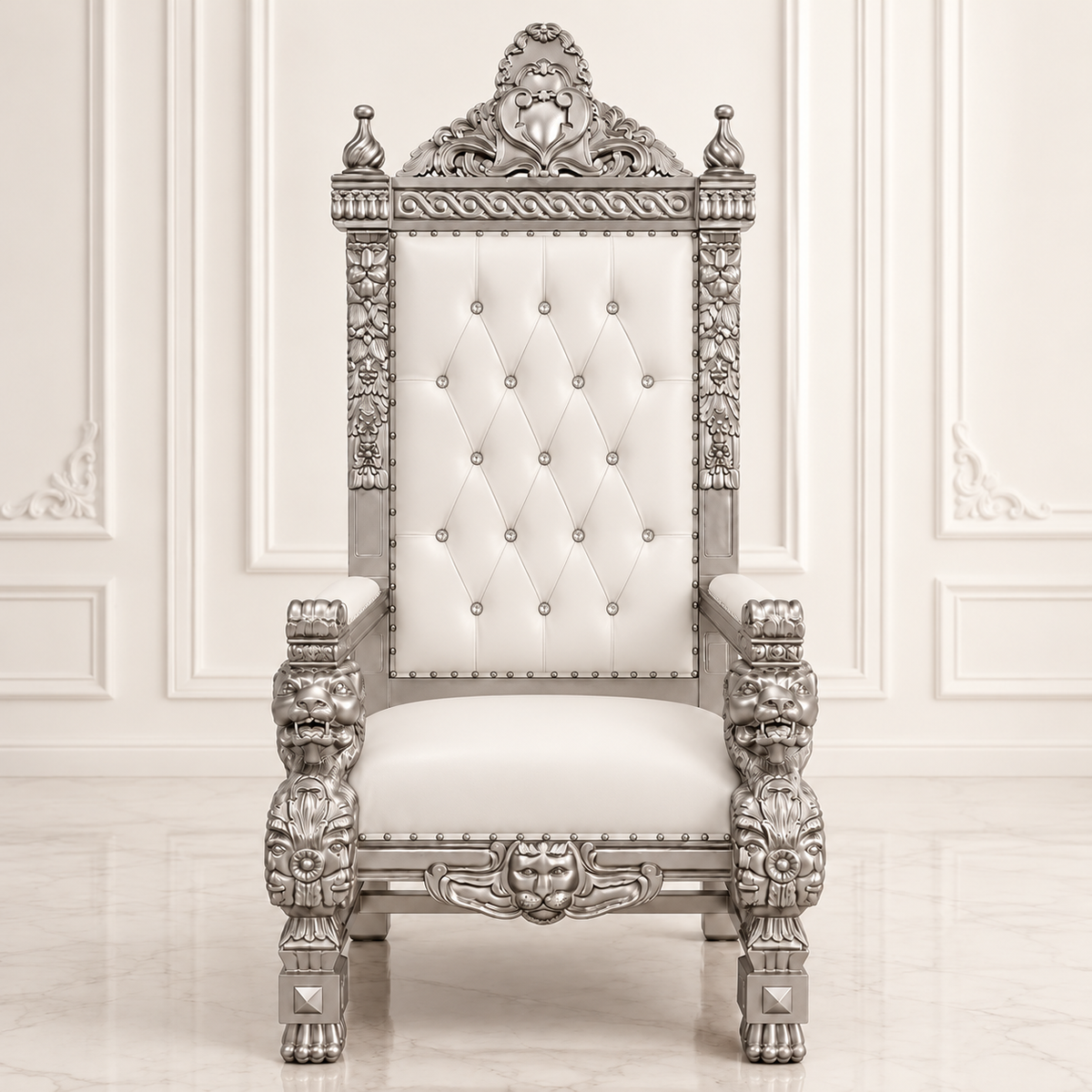 King Samuel 68 Lion Throne Chair