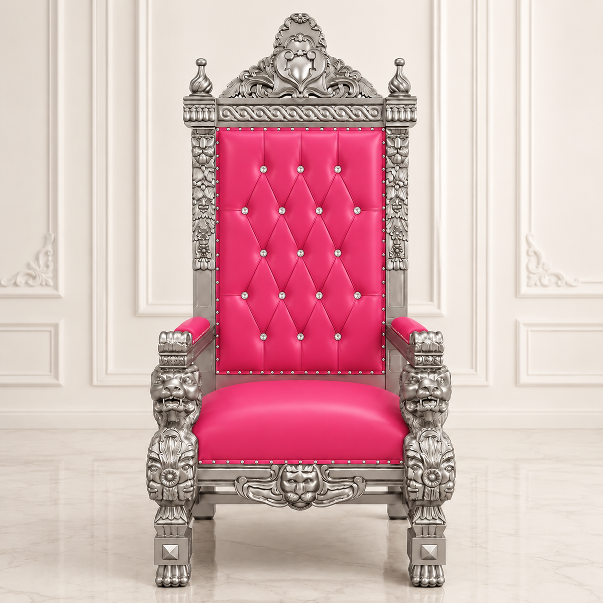 King Samuel 68 Lion Throne Chair