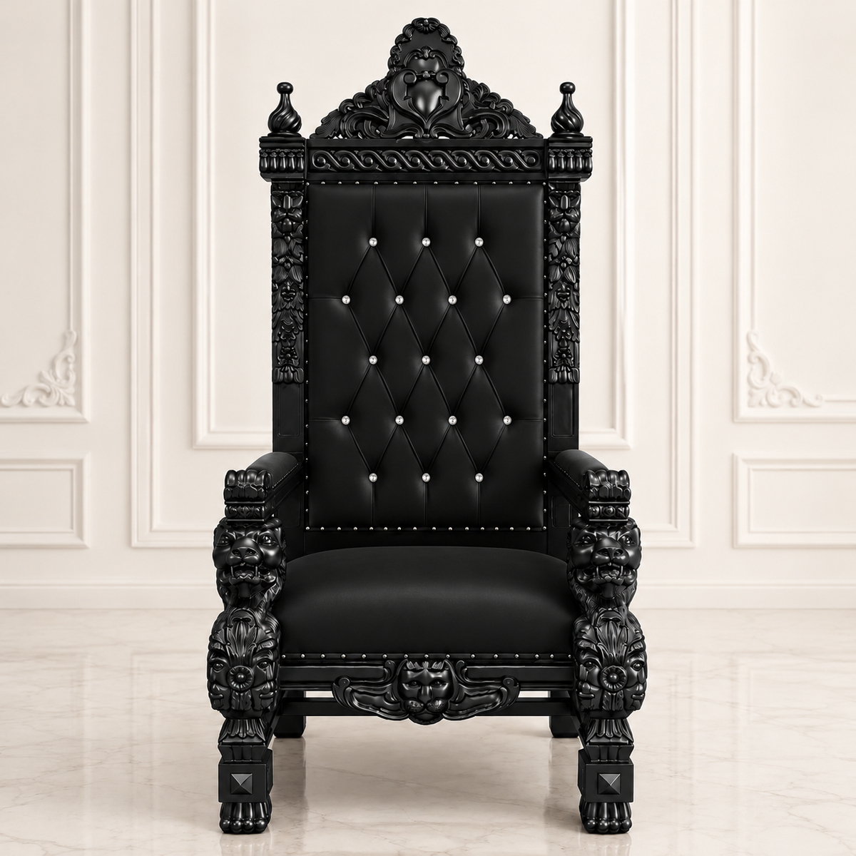 King Samuel 68 Lion Throne Chair