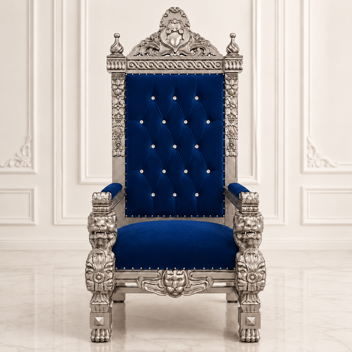 King Samuel 68 Lion Throne Chair