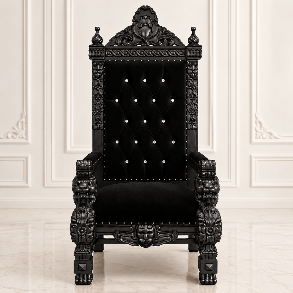 King Samuel 68 Lion Throne Chair