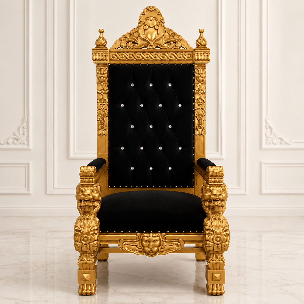 King Samuel 68 Lion Throne Chair
