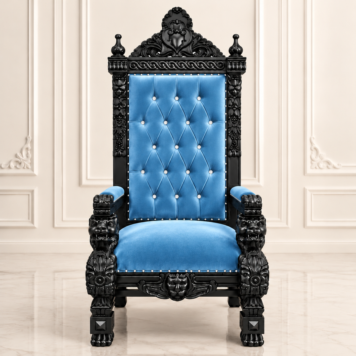 King Samuel 68 Lion Throne Chair