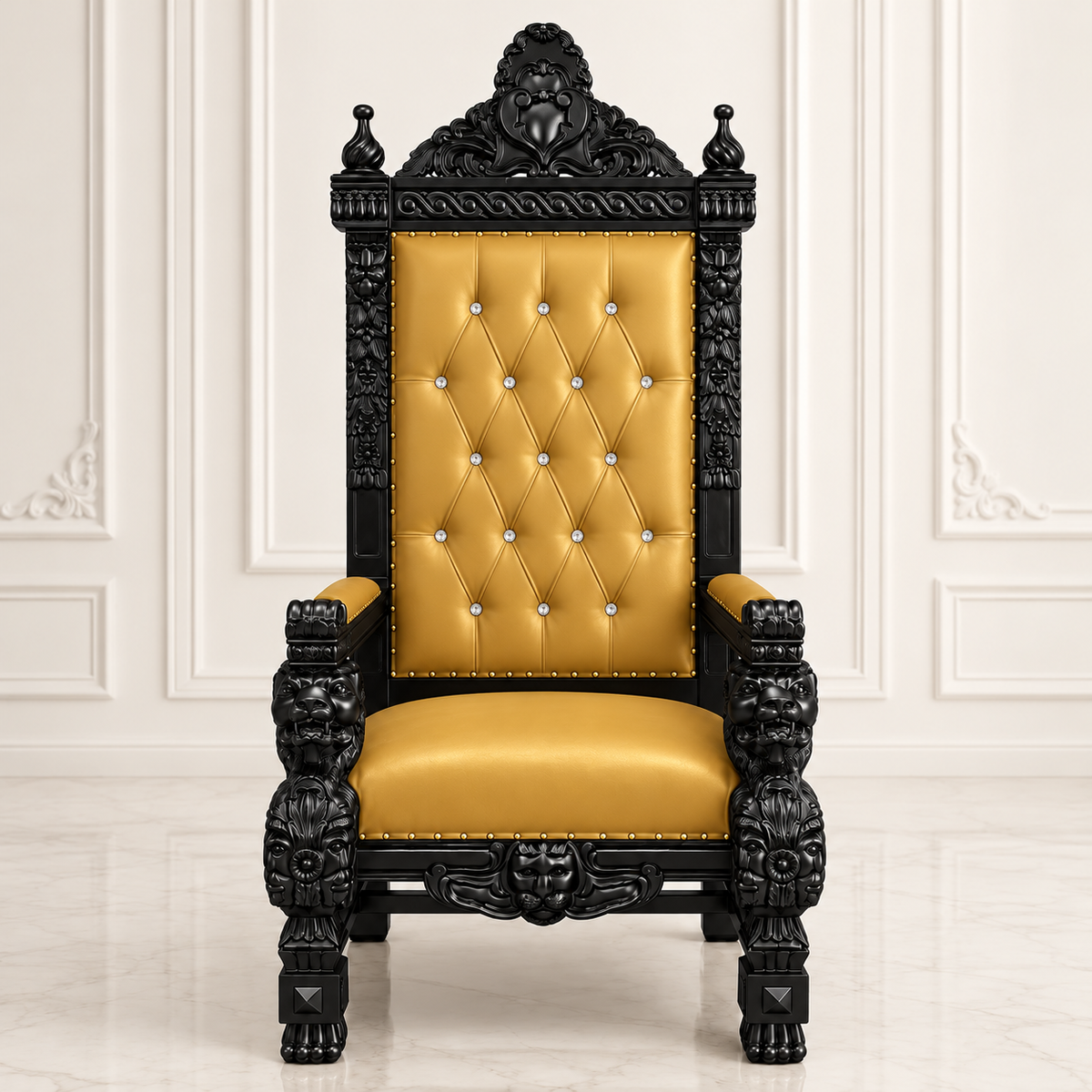 King Samuel 68 Lion Throne Chair
