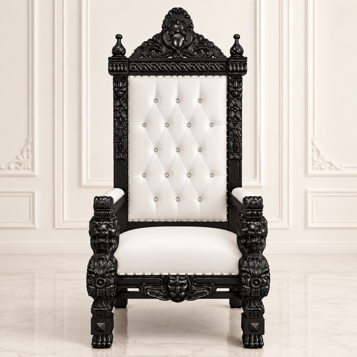 King Samuel 68 Lion Throne Chair