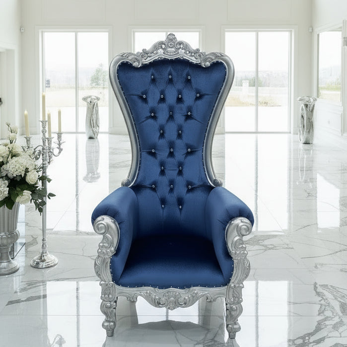 Chloe Throne Chair - Velvet