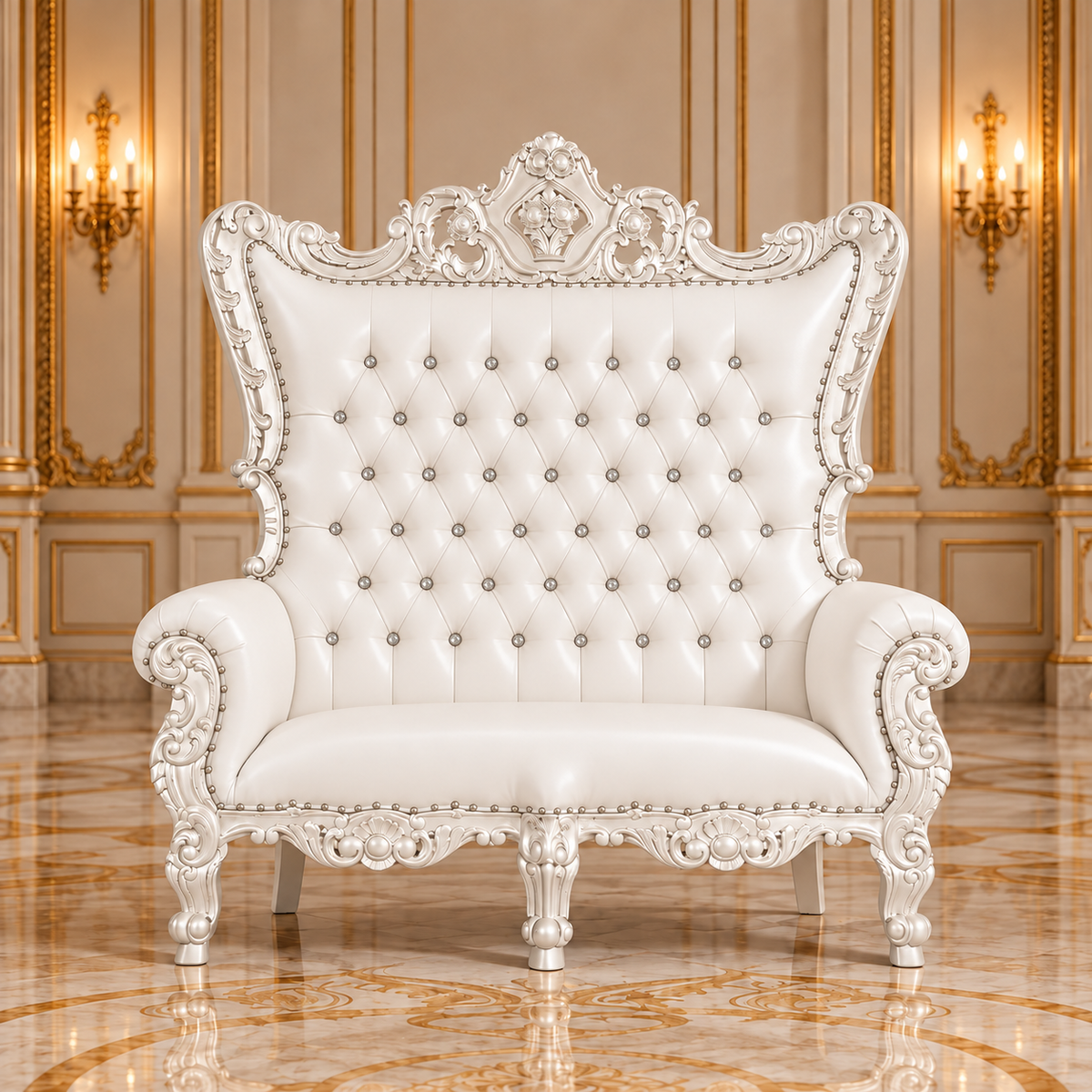 Trono real de dos plazas del rey Caroleous