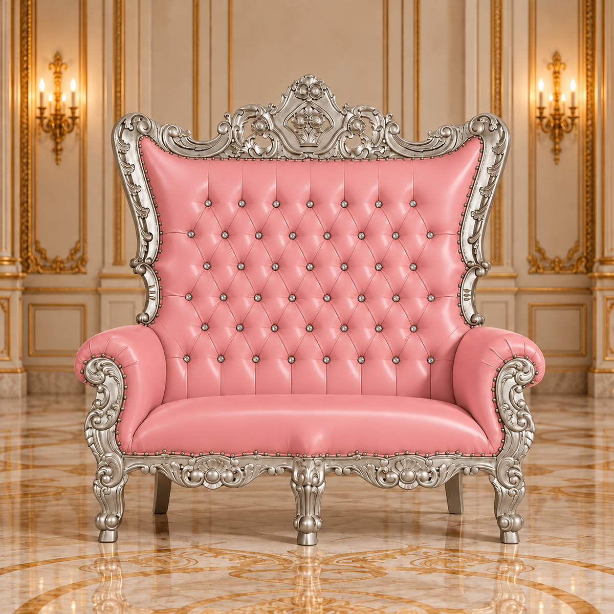 Trono real de dos plazas del rey Caroleous