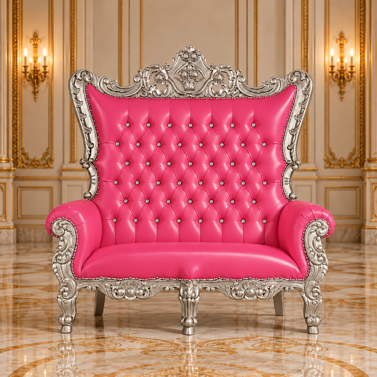 Trono real de dos plazas del rey Caroleous