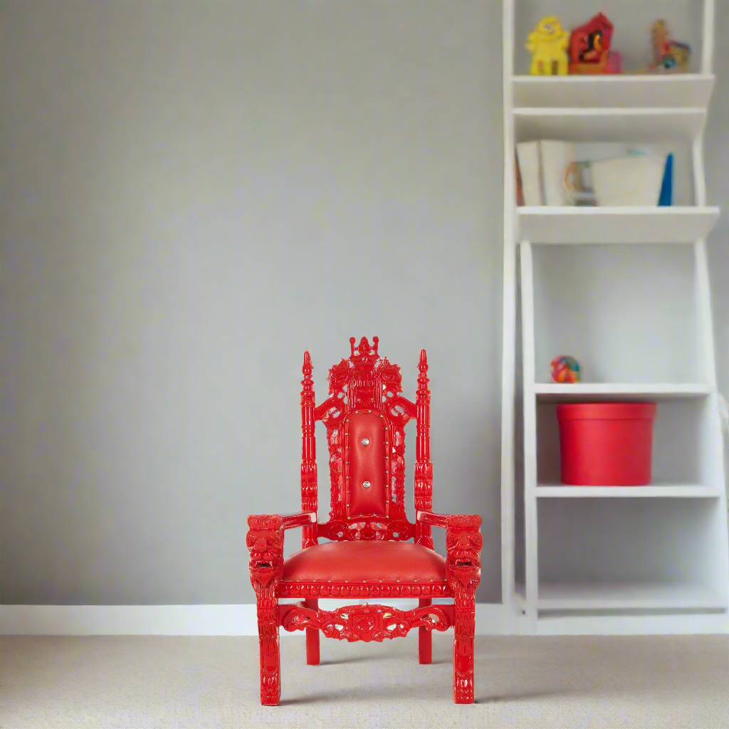 Mini King David Lion Throne Chair