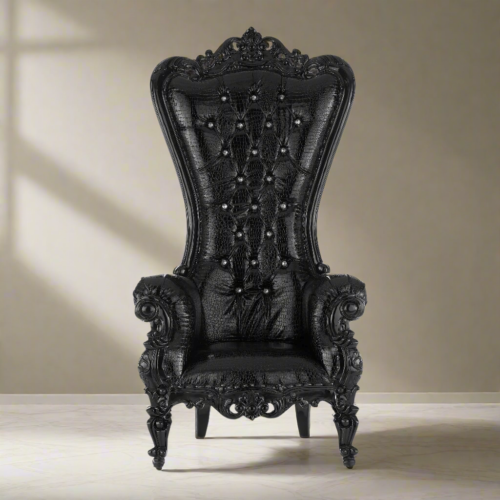 Chloe Throne Chair - Vinyl