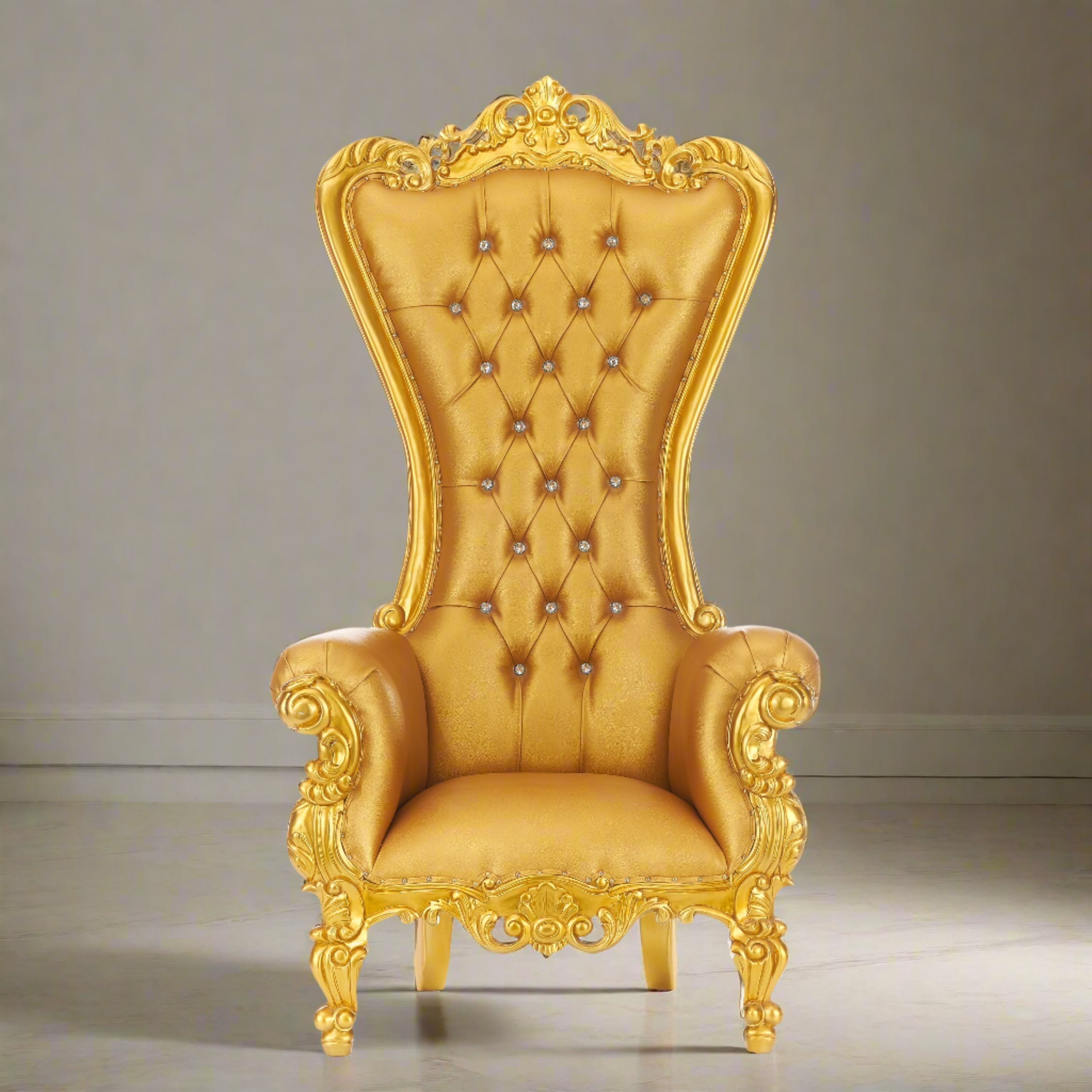 Chloe Throne Chair - Vinyl