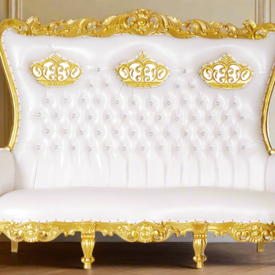 Triple Crown Tiffany Love Seat Throne