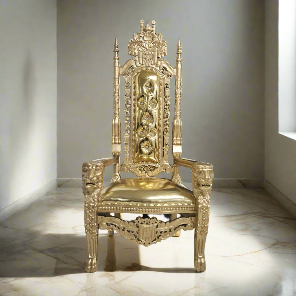 King David Lion Throne Chair - Vinyl