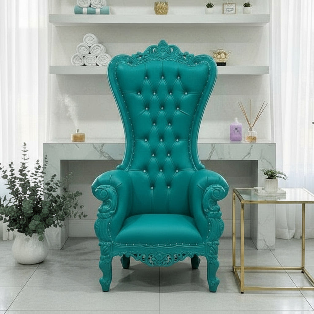 Chloe Throne Chair - Vinyl