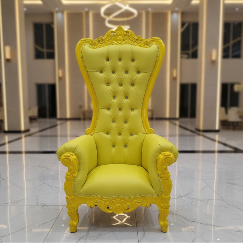 Chloe Throne Chair - Vinyl
