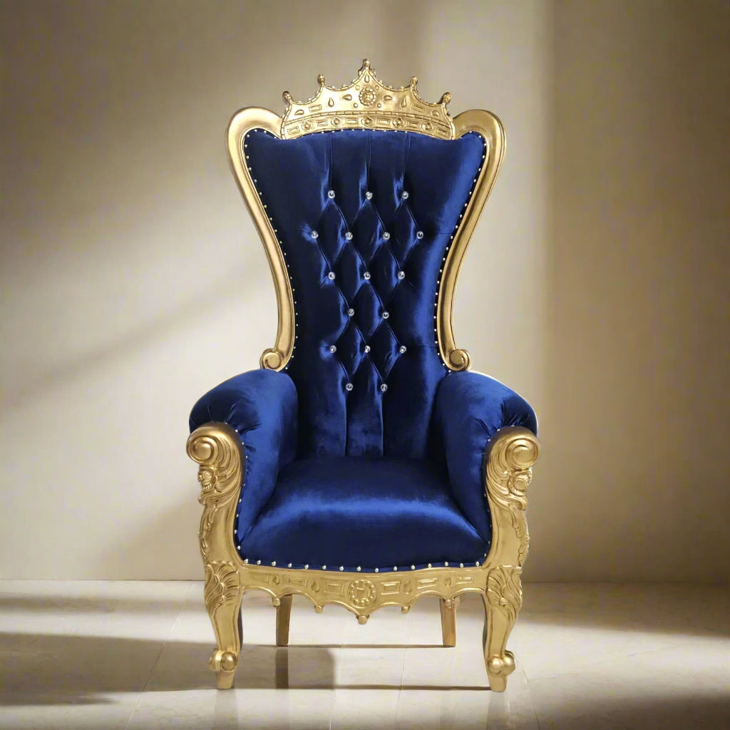 Crown Top Tiffany Throne Chair