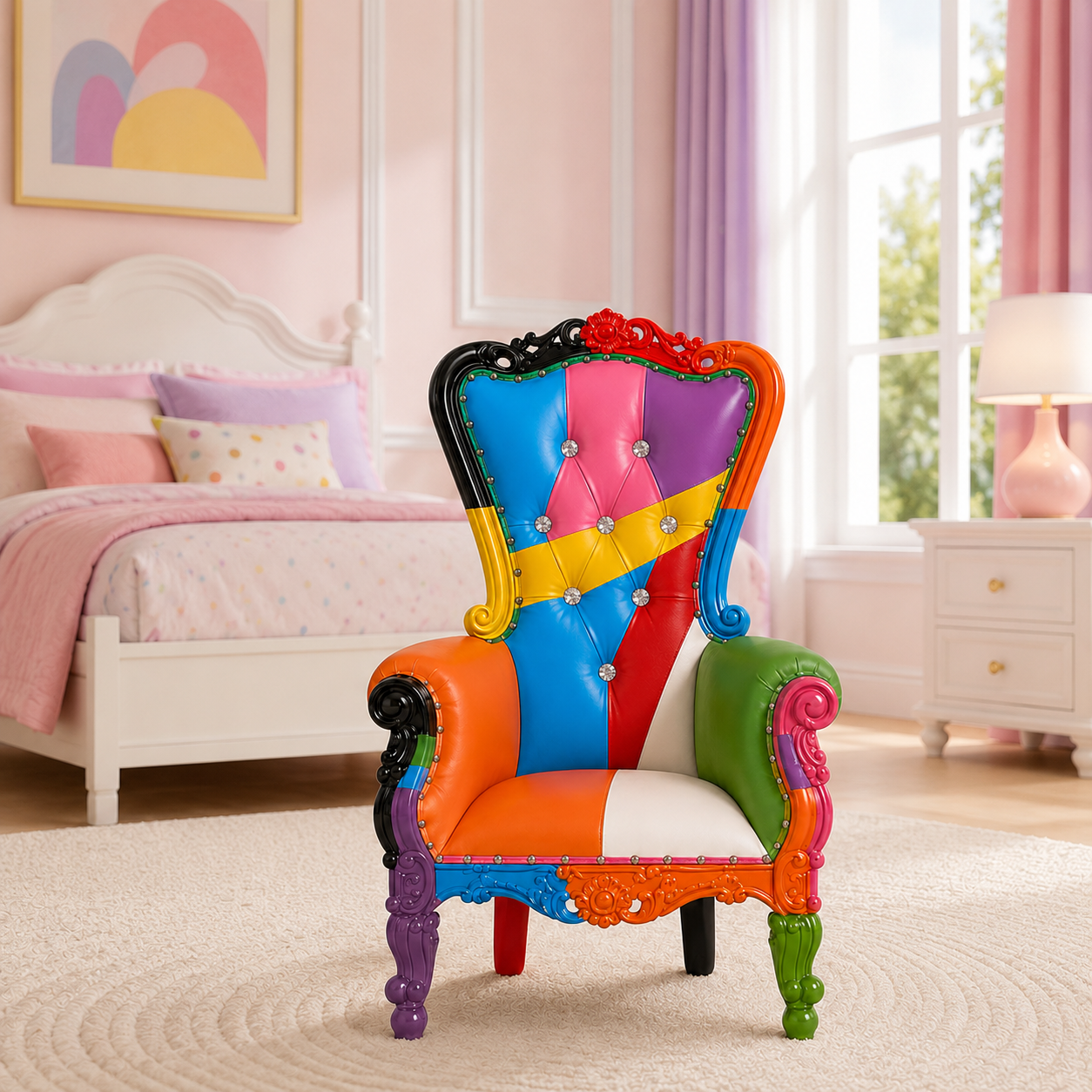 Mini Tiffany 33 Kids Throne - Vinyl