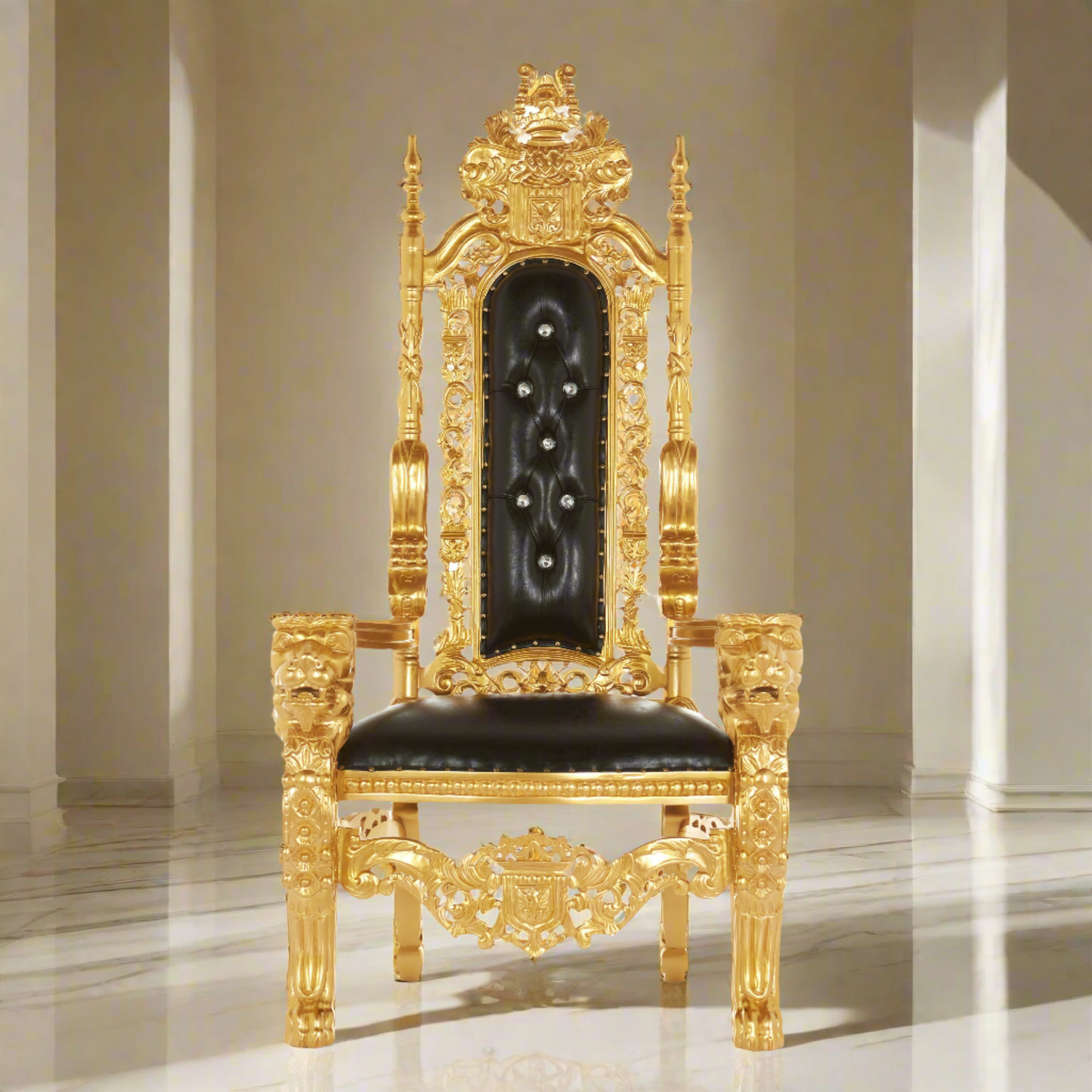 King David Lion Throne Chair - Vinyl