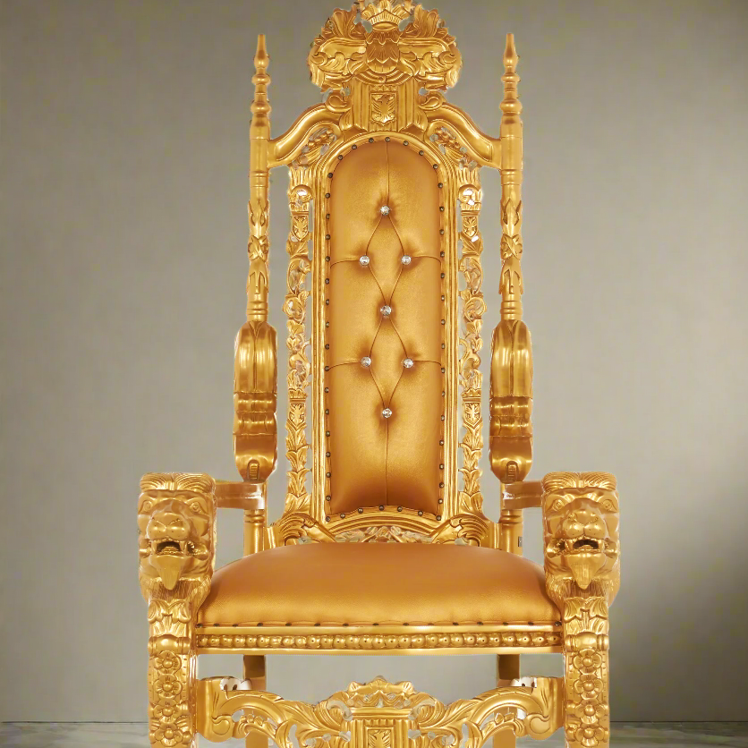 King David Lion Throne Chair - Vinyl