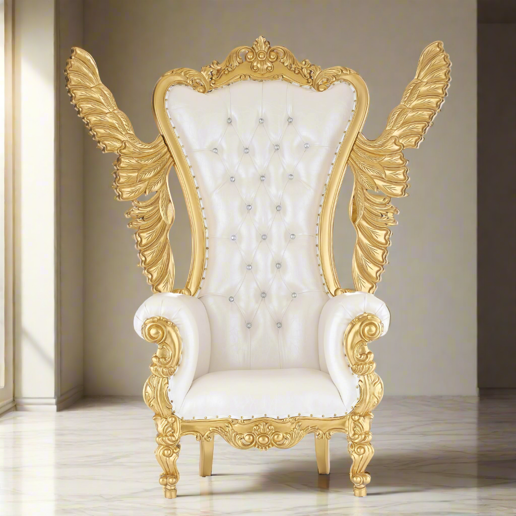 Chloe Throne Chair - Butterfly Wings
