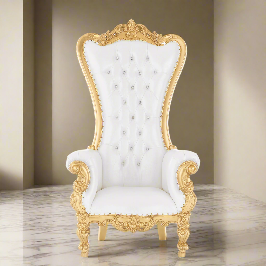 Chloe Throne Chair - Vinyl
