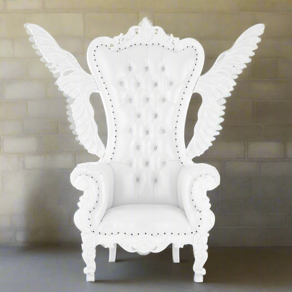 Chloe Throne Chair - Butterfly Wings