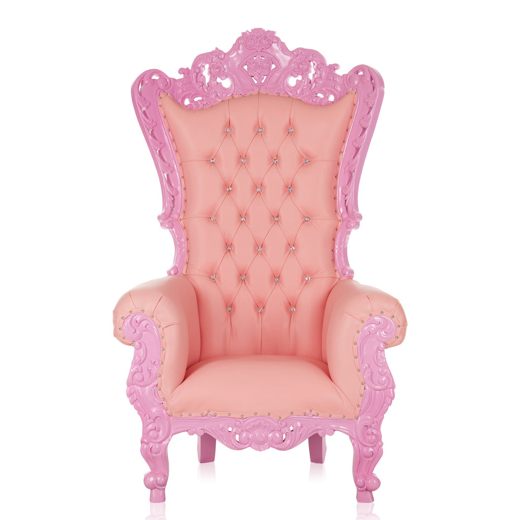 "Queen Venus" Throne Chair - Pink / Pink