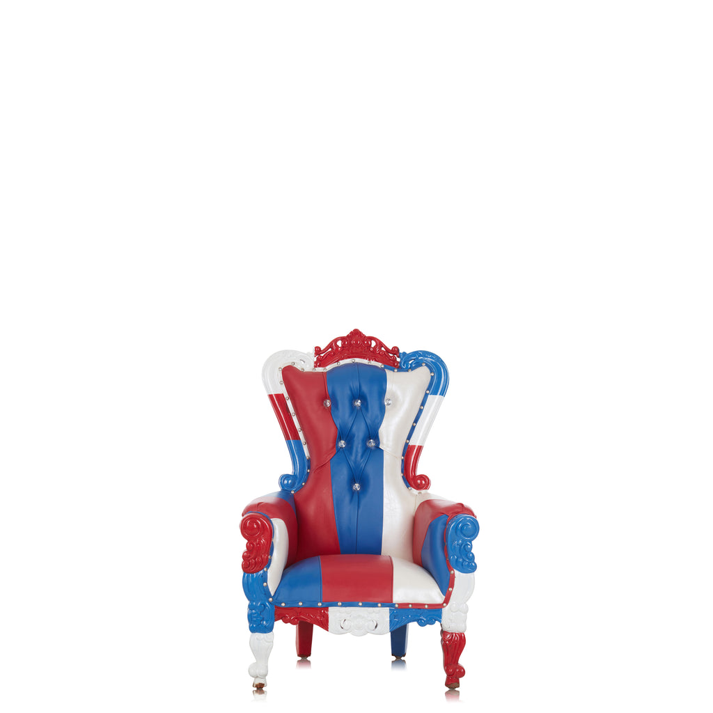 "Mini Tiffany 36" Kids Throne Chair - PATRIOT EDITION