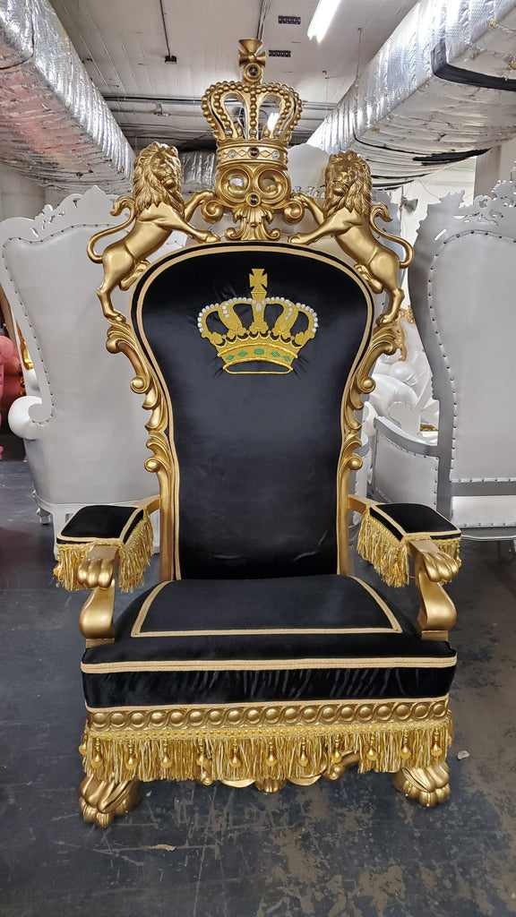 RELEASE YOUR INNER KING SPIRIT WITH THE STUNNING EMPEROR THRONE CHAIR!!!!