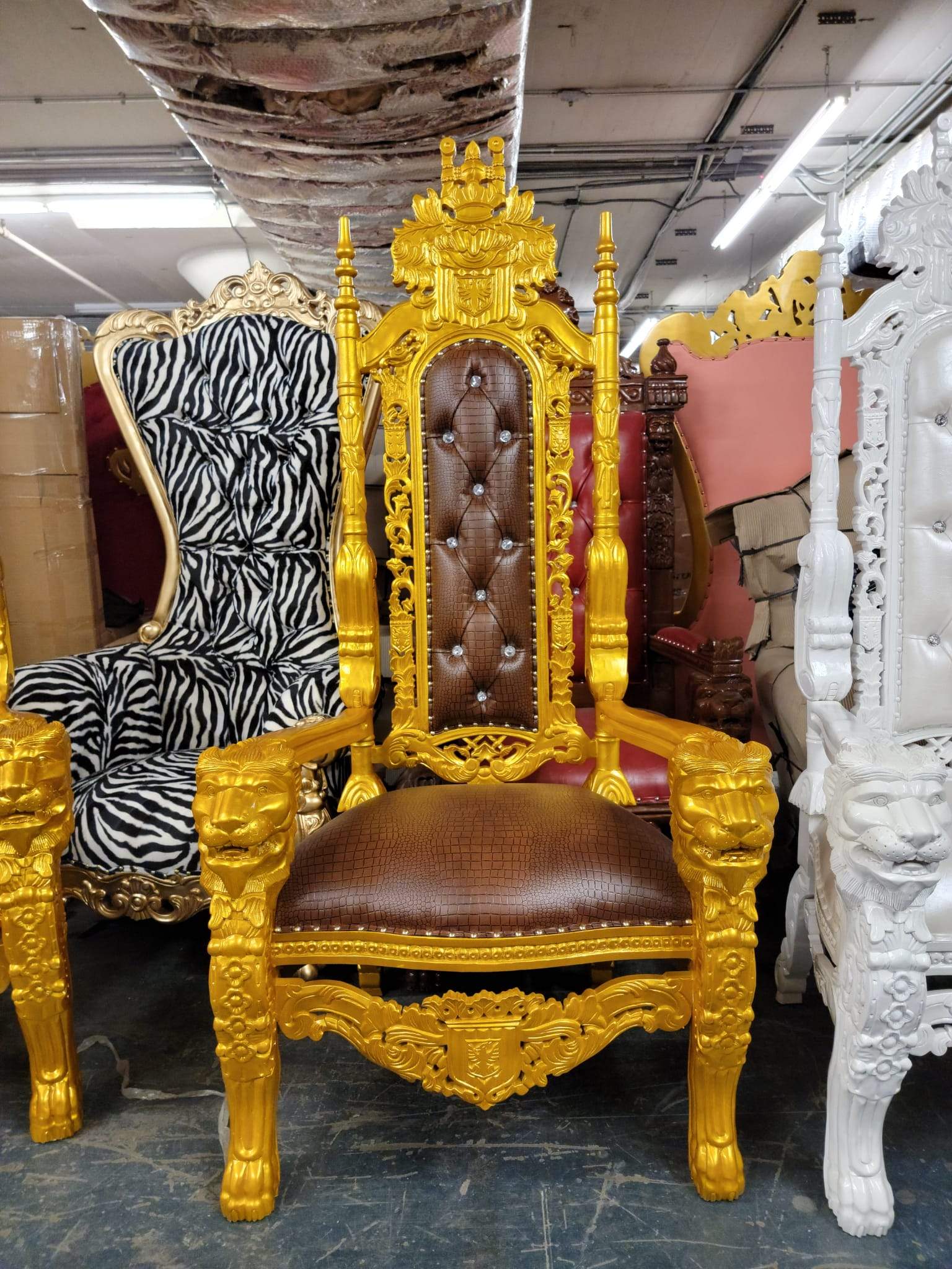 NEW CHAIR, NEW STOCK!!!!! THE STUNNING KING DAVID FINISHED IN COPPERHEAD SNAKE SKIN/GOLD