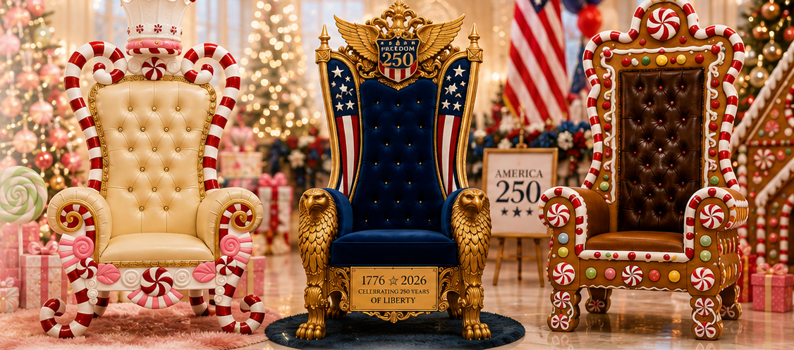 Novelty Throne Chair Ideas for Events, Holidays & Unforgettable Photo Moments