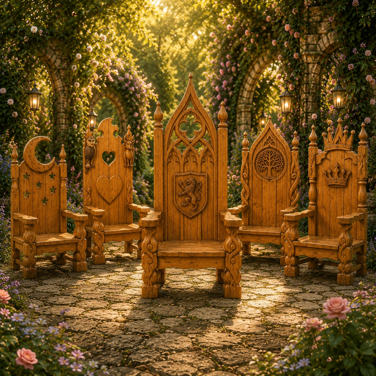 Enchanting Garden Thrones