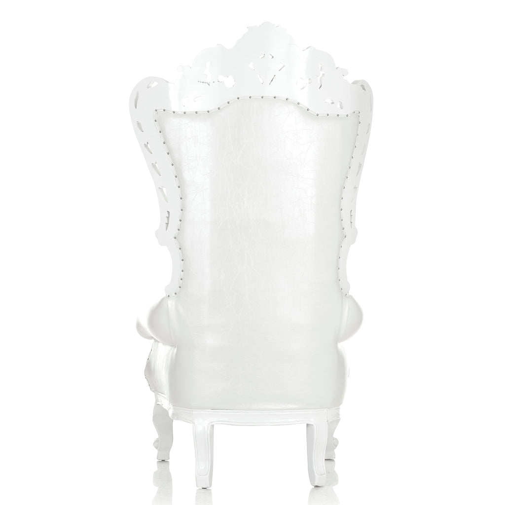 "Queen Venus" Throne Chair - White / White