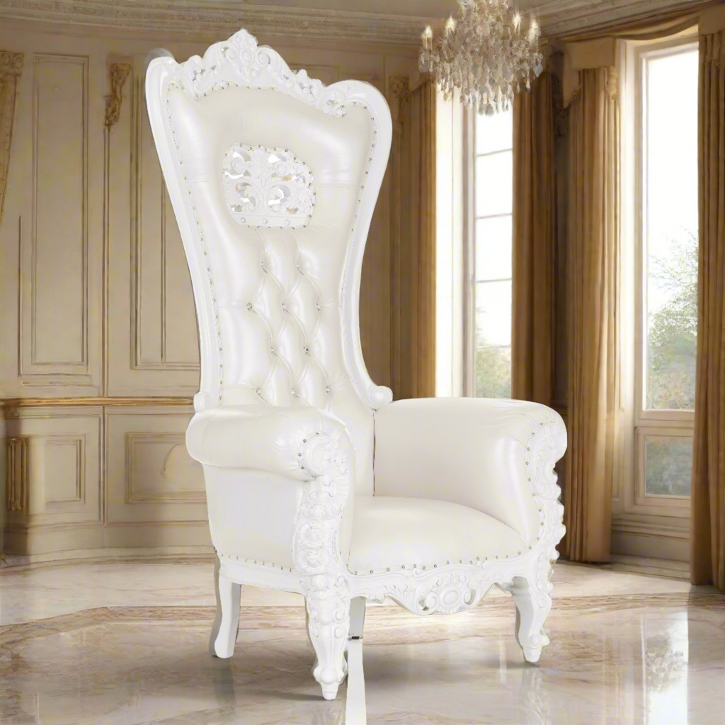 White throne chair sale