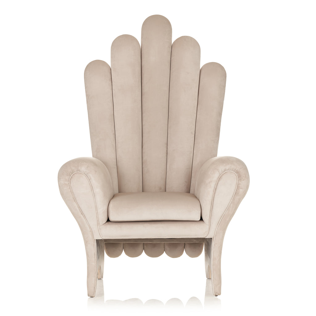 "Royal Seychelles" Throne Chair - Ivory