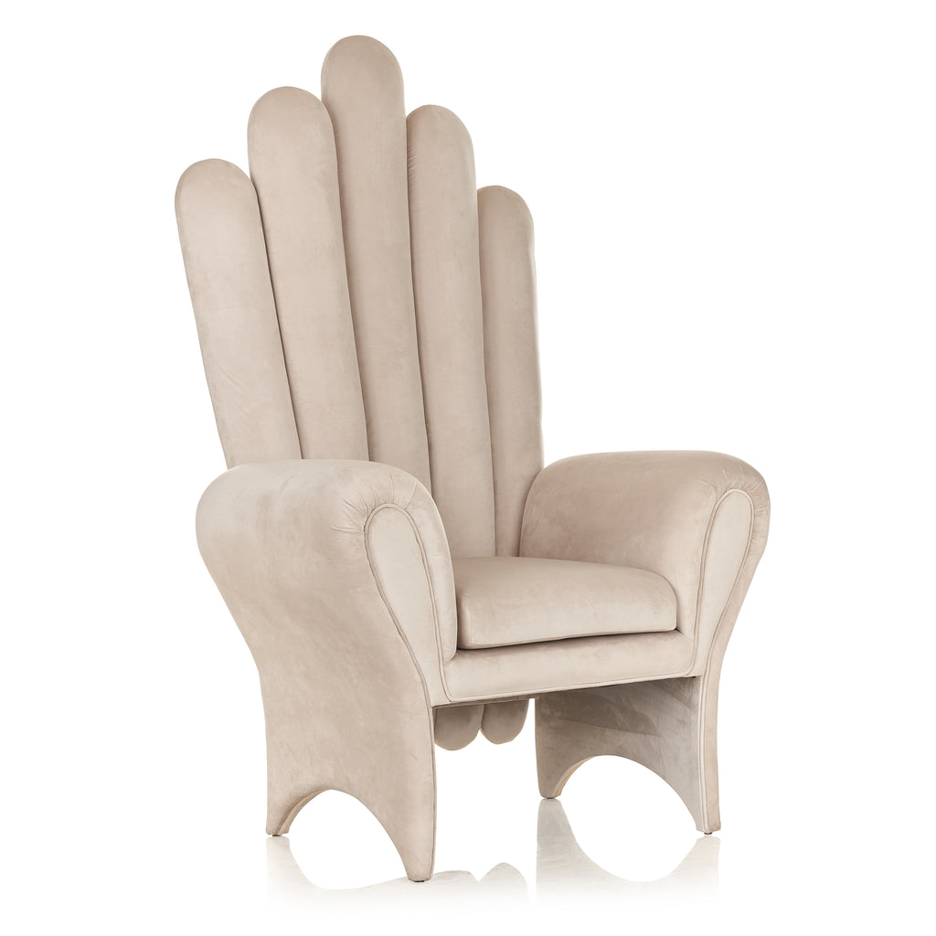 "Royal Seychelles" Throne Chair - Ivory