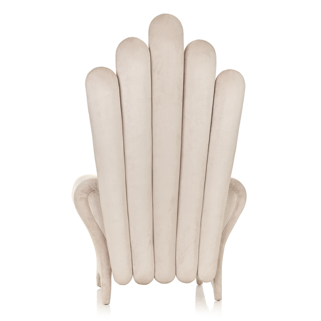 "Royal Seychelles" Throne Chair - Ivory