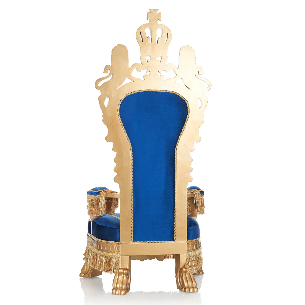 "Emperor" Royal Throne - Blue / Gold