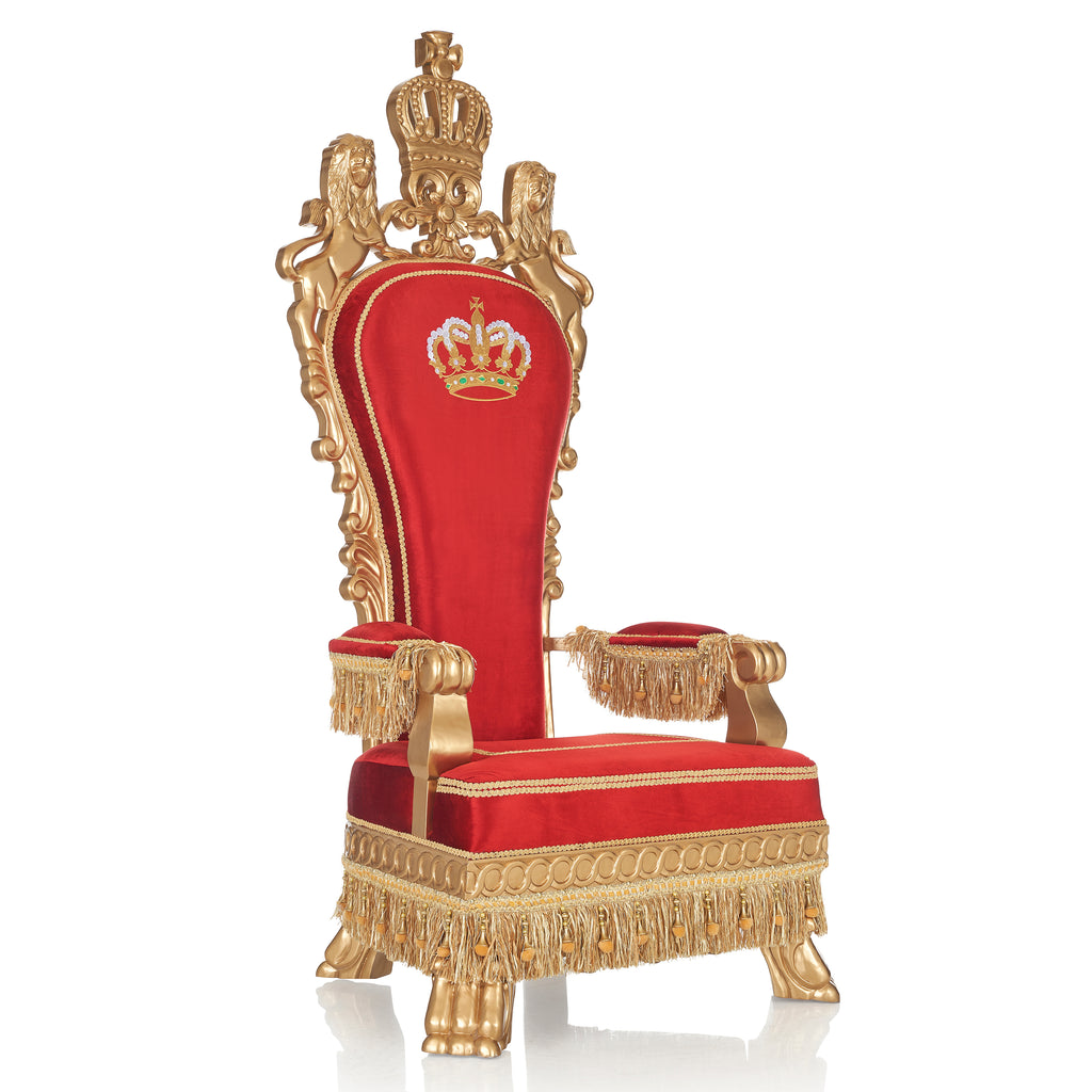 "Emperor" Royal Throne - Red / Gold