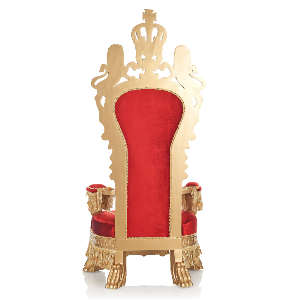 "Emperor" Royal Throne - Red / Gold