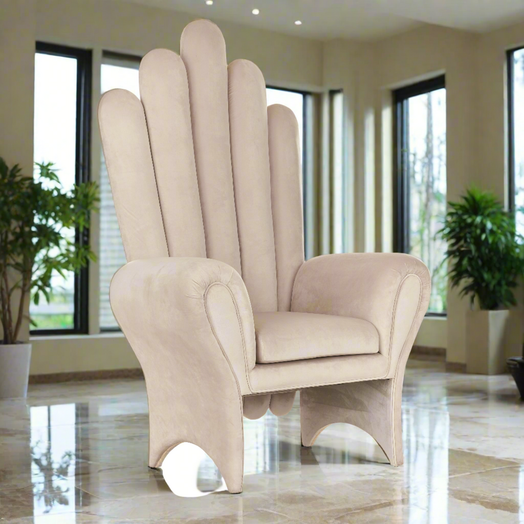 "Royal Seychelles" Throne Chair - Ivory