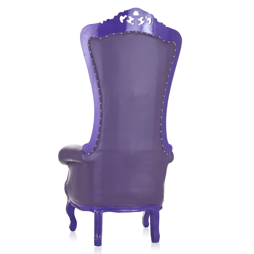 "Queen Elizabeth" Throne Chair - Purple / Midnight Purple