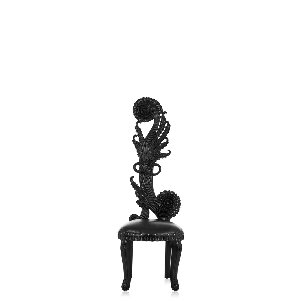 "Sapphire" Royal Accent Chair - Black / Black