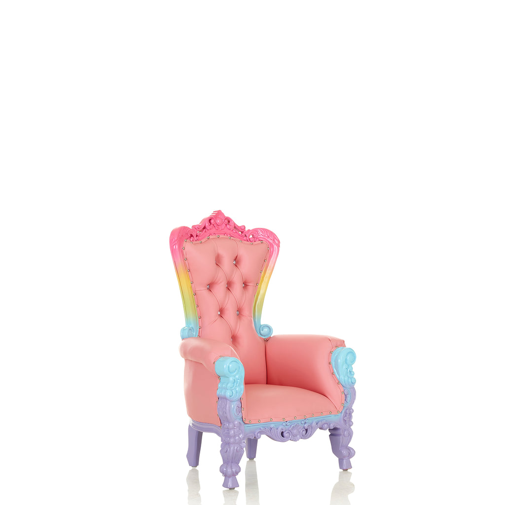 "Mini Tiffany 38" Limited Edition Kids Throne Chair - Unicorn