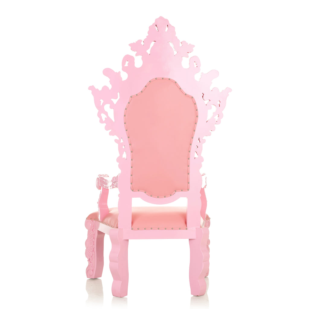 "King Darius" Royal Throne Chair - Pink / Pink