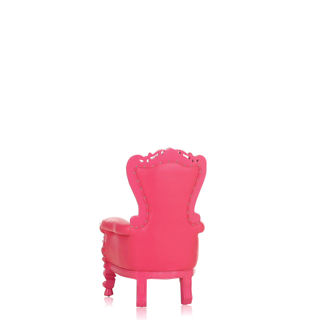 "Mini Tiffany" Kids Throne Chair - Hot Pink / Hot Pink
